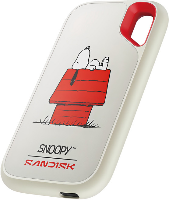 샌디스크 스누피 포터블 SSD SNOOPY 스페샬에디션 외장 익스트림, 1TB