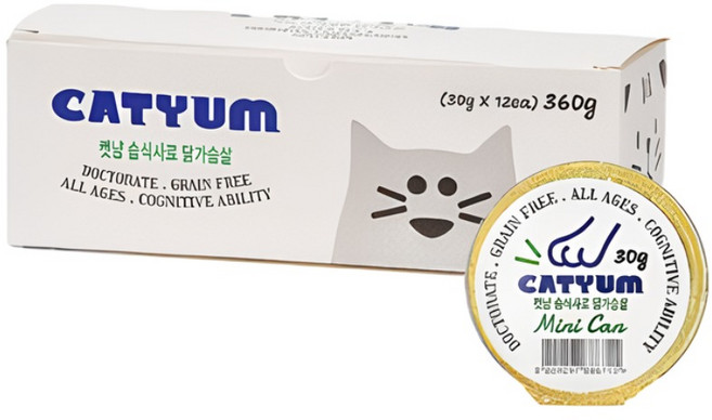 캣냠 베러펫 고양이 닭가슴살 습식사료, 닭, 30g, 36개