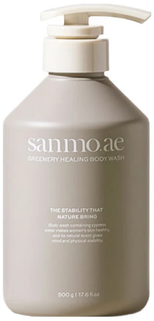 산모애 그리너리 힐링 임산부 바디워시 저자극 천연성분, 1개, 500g - 쿠팡