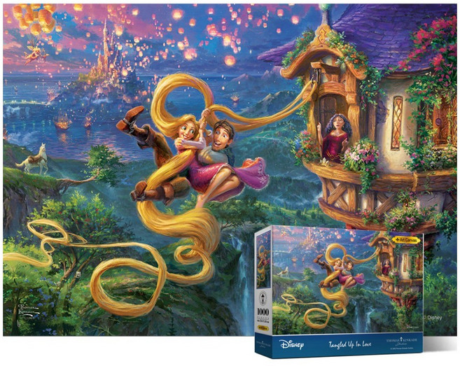 퍼즐라이프 디즈니 라푼젤 탈출 킨케이드 1000조각 직소퍼즐 PL7016D, 1개, 퍼즐단품, 1000피스