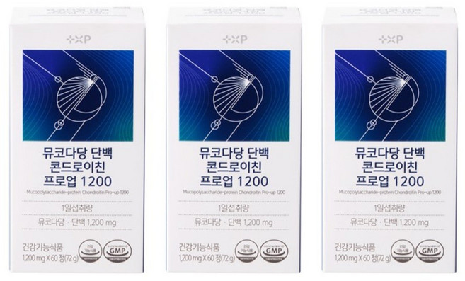 소연골 소유래 콘드로이친 1200 영양제 관절 연골 건강, 2개, 60정