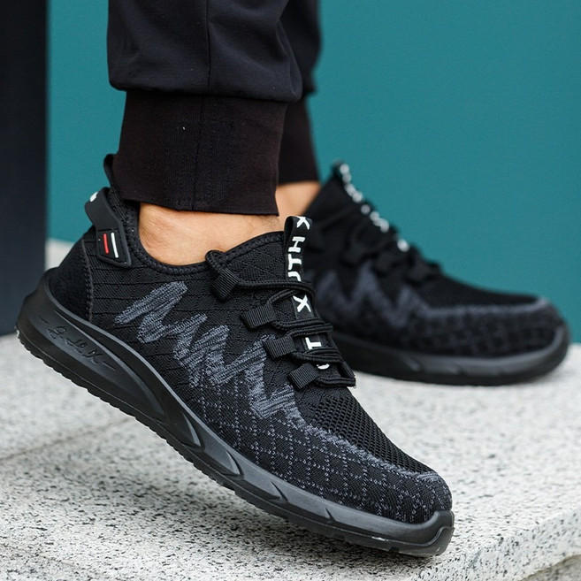 여름 메쉬 통기 안전화 남자 초경량안전화 캐주얼