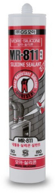GS모아실리콘 MR-811 내열용 실리콘 보일러 연통 히터 자동차 방수