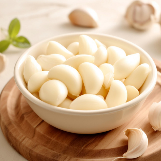 25년 국산 창녕 특품 깐마늘 통마늘(중 대), 1개, 1kg(특품 중)