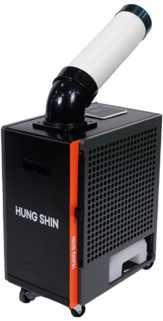 흥신 이동식 에어컨 산업용 휴대용 미니 실외기없는 캠핑용 냉방기 주방 업소 야외 공장 1구, 단품