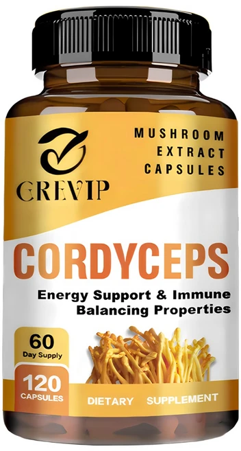 고농축 동충하초 추출물 32% 베타글루칸 함유 0.3% 코디세핀 천연 에너지 부스터 면역력 강화 체력 증진 운동 성능 향상 식물성 풀룰란 캡슐, 1개, 60정 - 쿠팡