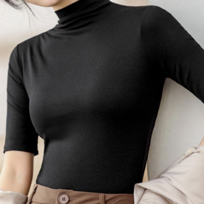 니즐랜드 프시케 모달 하프넥 5부 이너 반팔티