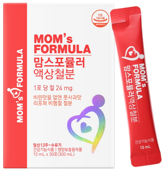 맘스포뮬러 액상 철분 임산부 철분제 리포퍼 철분 영양제 1달분, 1개, 30회분