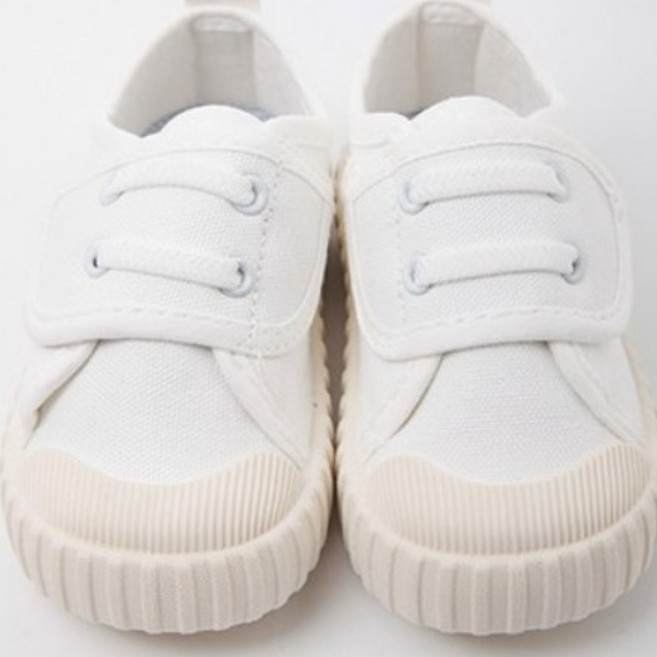 스토리원 U-KIDSH013 키즈 찍찍이 캔버스 스니커즈 운동화