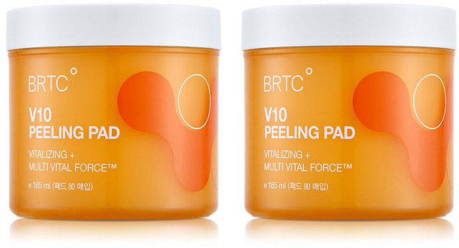 비알티씨 V10 필링패드, 80매입, 2개
