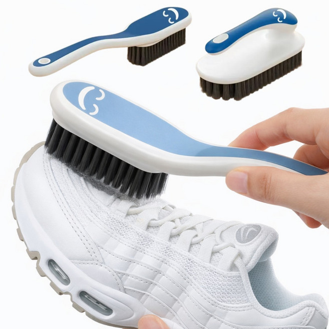 하루테 다용도 신발 빨래 솔, 1세트, 블루