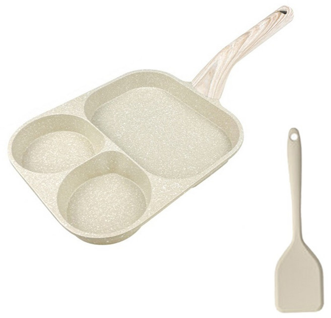 프롬온 에그팬 3구 뒤집개세트 인덕션가능, 1개, 26cm