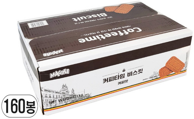 커피타임 비스킷 커피맛, 1개, 1kg