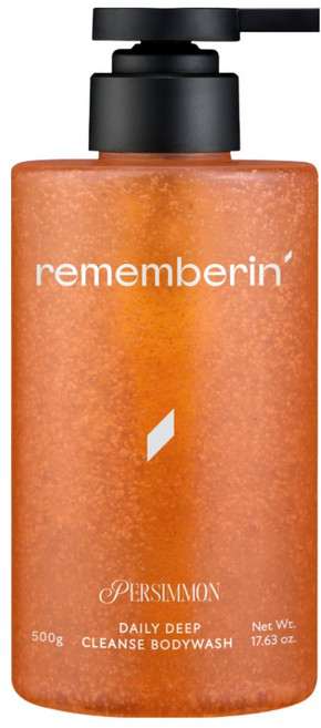 리멤버린 단감 바디워시 체취제거 노네랄 노인냄새 땀냄새 데오드란트 바디워시, 1개, 1kg