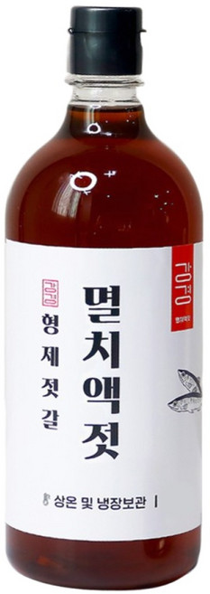 강경형제젓갈 국산 멸치액젓 원액 100%, 1개, 600g
