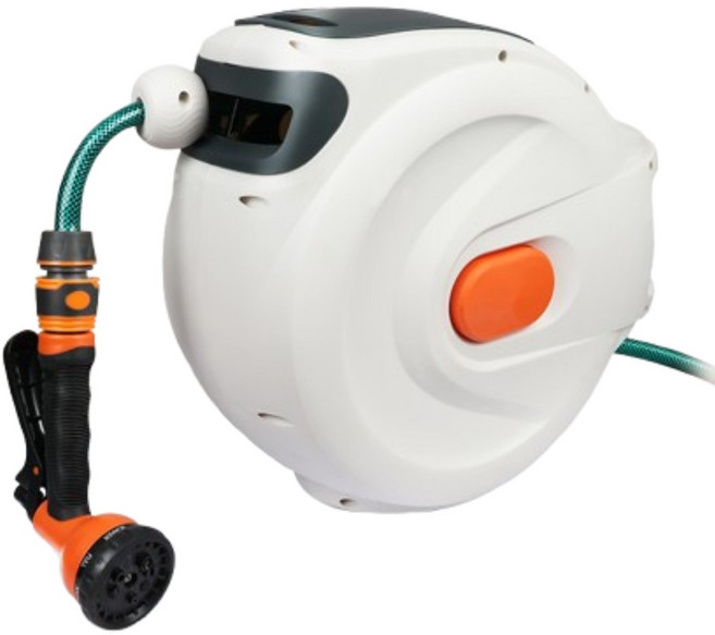 플루스 벽걸이 자동 릴호스 20M