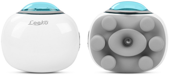 Leeko 휴대용 미니 눈 마사지기 전동 미스트기 눈안마기 쿨링 스파팟 초미세 냉미스트 수분공급, 화이트, L401