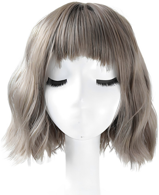 파티복닷컴 통가발 GB0046-03, 투톤라이트그레이, 1개