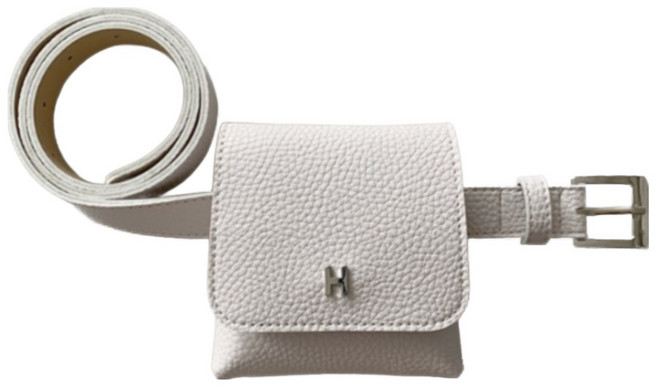 골프공 파우치 볼주머니 벨트 골프힙색 공케이스 자석, H 화이트, 1개