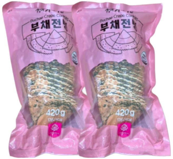 경주 수미 전병(부채전병), 420g, 2개