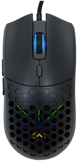 맥스틸 VOLT G1 광축 타공 LED 게이밍마우스 롤 배그 서든어택 게임용 업무용, 블랙