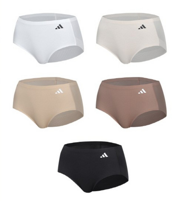 [제로퓨즈] 아디다스 여성 노라인 액티브핏 퓨징 햄팬티 5종세트