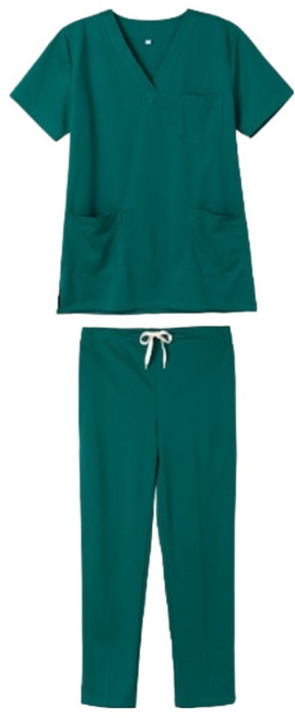 Makone 병원 간호사 유니폼 피부관리사복 물리치료사복 순면 수술실 바지 여의사 수술바지 남자 손 닦기 애견 미용실 손씻기 작업복