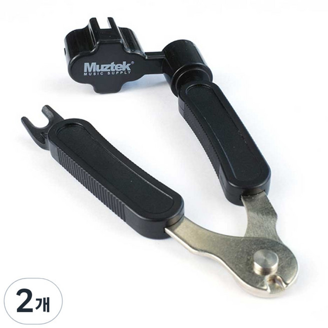 멀티 와인더 (기타줄감개+브릿지핀 풀러+스트링커터) 3in1 멀티툴 통기타 일렉 베이스용, 2개