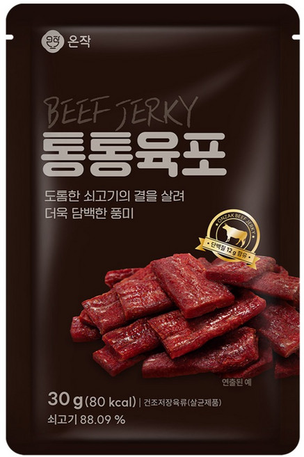 [온작]이영자 소고기 통통육포, 30g, 5개