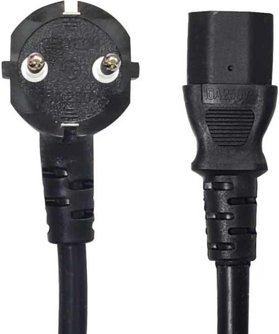 국산 파워 케이블 16A 컴퓨터 전원 코드, 1개, 1m