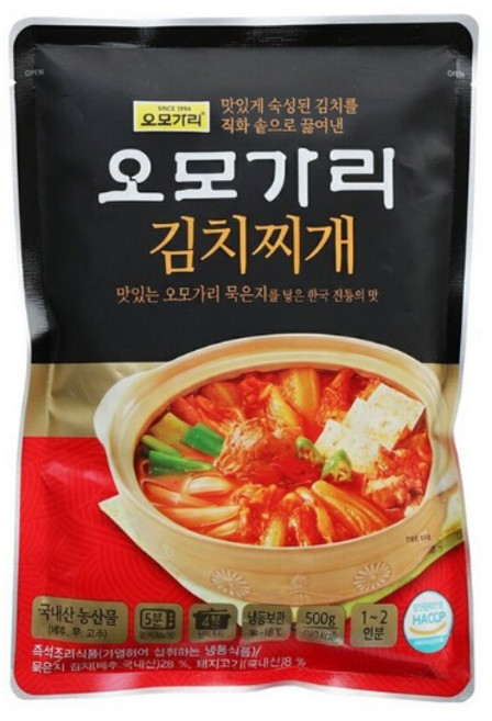[마포맛집] 1994 오모가리 김치찌개 (1팩당 2인분량) / 매장판매 동일 묵은지 / 정말 멈출 수 없습니다., 7개, 500g