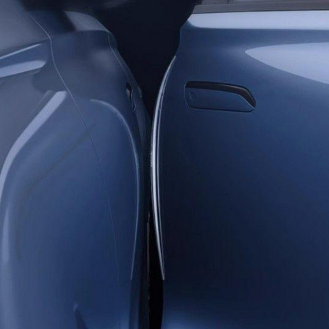 도다인몰 길이 확장형 흔적없는 문콕방지 PU 도어가드, 4개, 블랙