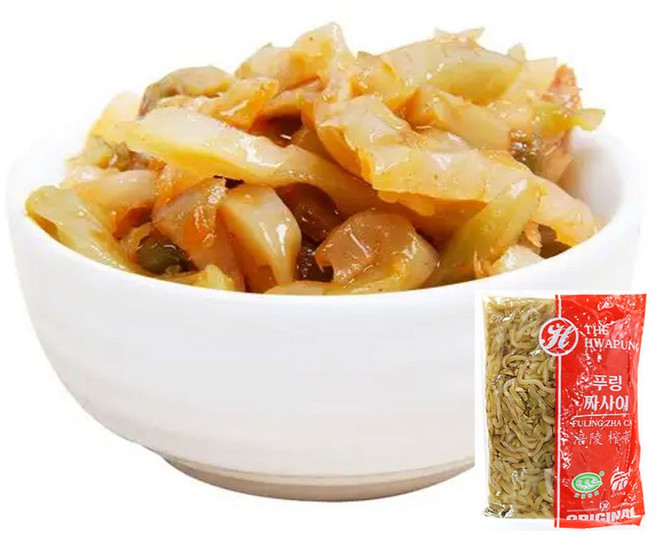 (배터짐) 차차THP 푸링 짜차이 짜사이 중국반찬, 1kg, 1개