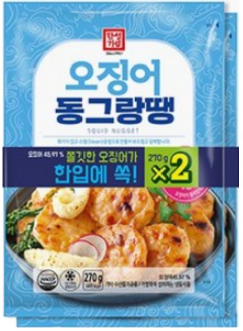 한성 오징어 동그랑땡 270g x 2 3개, 540g