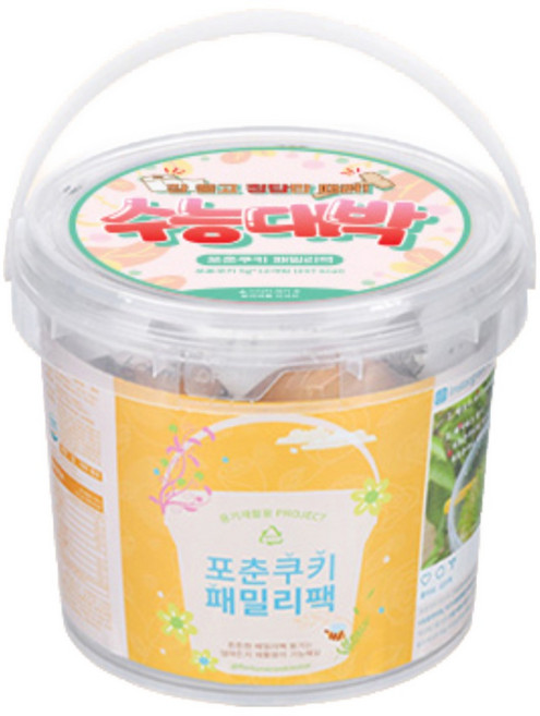FortuneCookie + 수능부적 S 키링 랜덤발송 패밀리팩, 포푼쿠키(12p)+수능부적 아크릴 키링, 4세트
