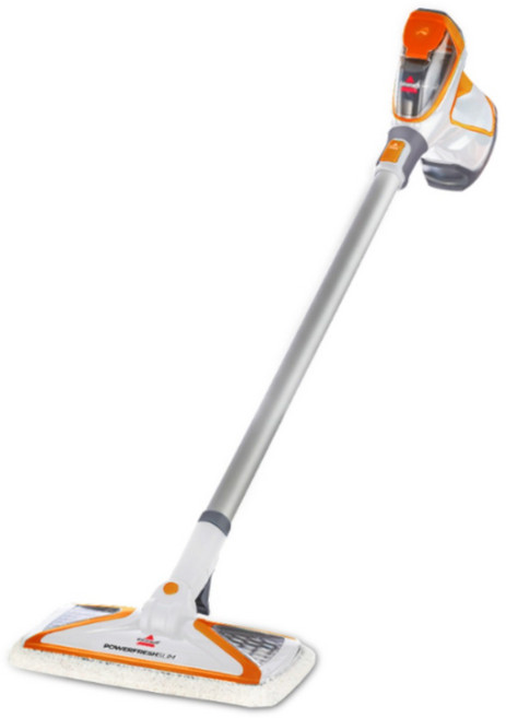 비쎌 슬림 스팀청소기 DAILY2 패키지 (화이트오렌지+정품걸레8P+거치대), 단품, 단품