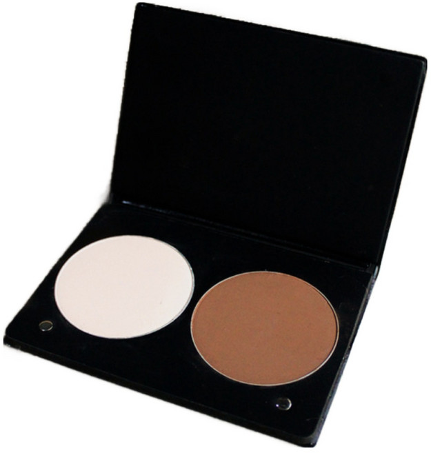 루아노바 하이라이터 컨투어링 쉐딩 더블콤팩트 파레트 메이크업 국가자격증 실기재료, 샤딩/하이라이터, 1개