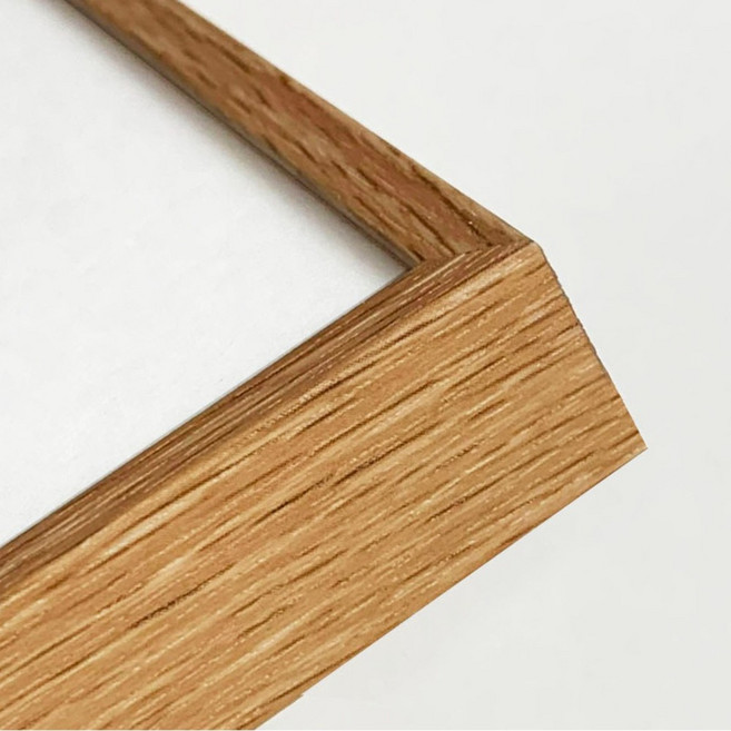 뉴클루 알루미늄 인테리어 액자 프레임, 오크