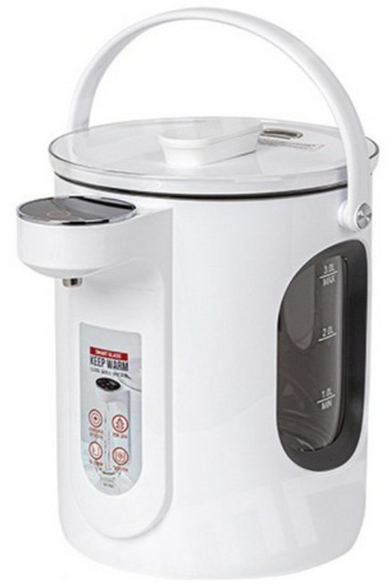 [BRAND]스마트 글라스 보온포트 3리터 분유포트 최고급스테인리스 STS316 분리형뚜껑, 보온포트 3L