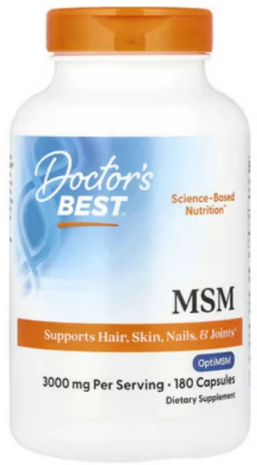 닥터스베스트 엠에스엠 옵티 MSM 식이유황 서포트 조인트 1000mg, 180정, 180정, 2개 - 쿠팡