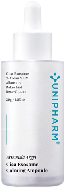 황해쑥 시카엑소좀 트러블 카밍 앰플 약사개발 PDRN 바쿠치올 베타글루칸 알란토인 어성초 로즈마리 티트리 스쿠알란 세라마이드 나이아신 IGF FGF AHA BHA 트러블케어 특허, 1개, 30g