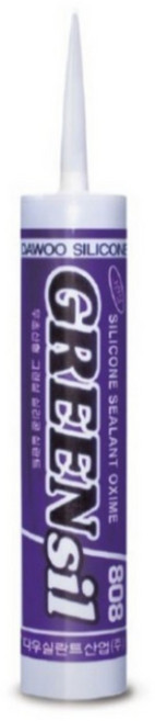 무초산 다용도 실리콘 그린씰 808 범용 실란트 금색, 4개