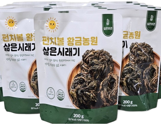 삶은시래기/양구삶은시래기/펀치볼삶은시래기/무청시래기/삶은시래기200g*20개/SS급삶은시래기/살균제품/실온보관/냉동식품아님, 200g, 20개