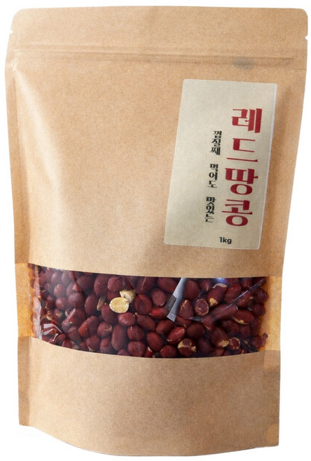 [나나컴퍼니] 볶음땅콩 껍질째먹어도맛있는 레드땅콩, 5개, 1kg