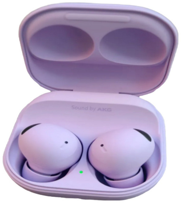 삼성 중고 Galaxy 버즈2 프로 블루투스 무선 이어폰, 보라 퍼플, 충전케이블 필요없어요