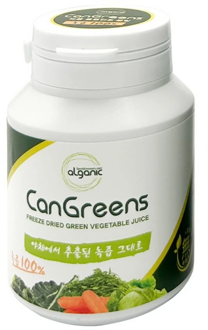 엘가닉 캔그린스 2병 - 그냥야채분말 아닌 100% 녹즙분말, 2개, 45g - 쿠팡