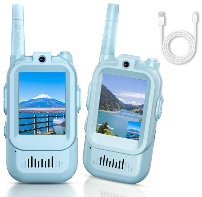 FDUCE 인터컴 무전기 DJ05 2개입, 1개, 블루