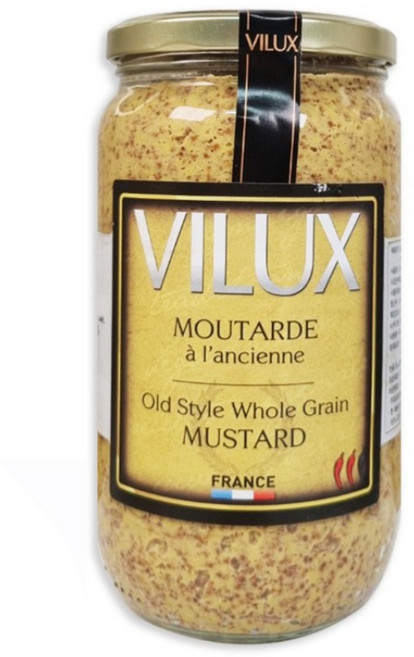 프랑스산 VILUX 올드스타일 홀그레인 머스타드, 1개, 830g