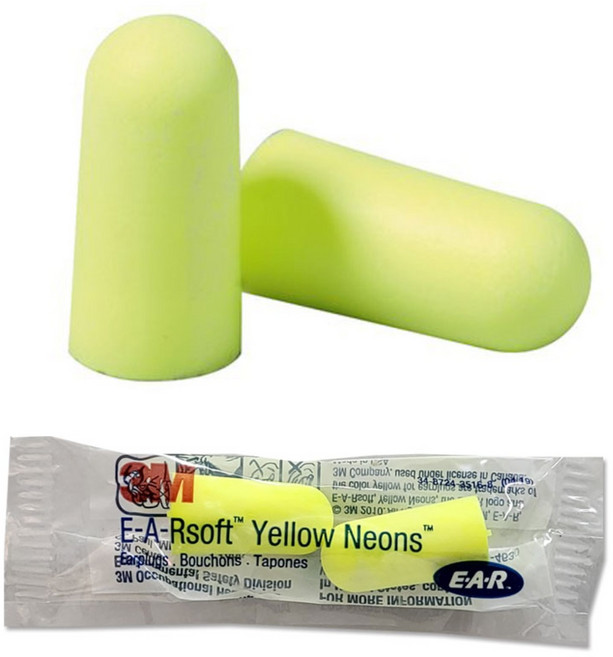 3M 귀마개-EAR SOFT NEON 수면귀마개 소음방지 이어플러그, EARSOFT NEON-무줄 (1250), 1개