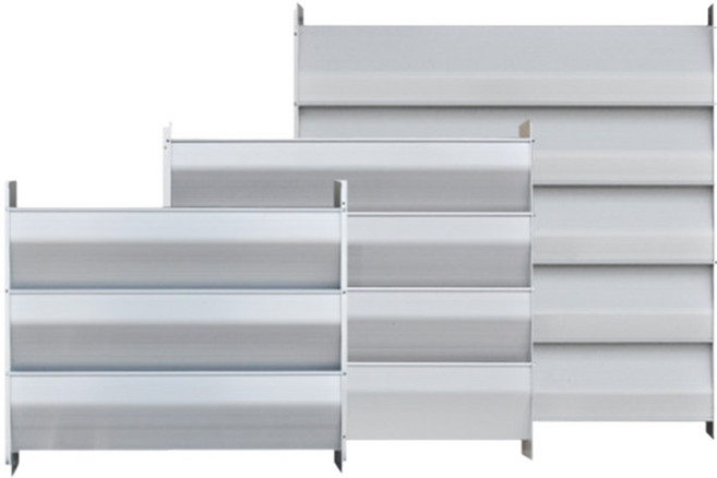 에어컨 실외기 바람막이 알루미늄 열풍 커버 카바 에어가이드 (대), 1개